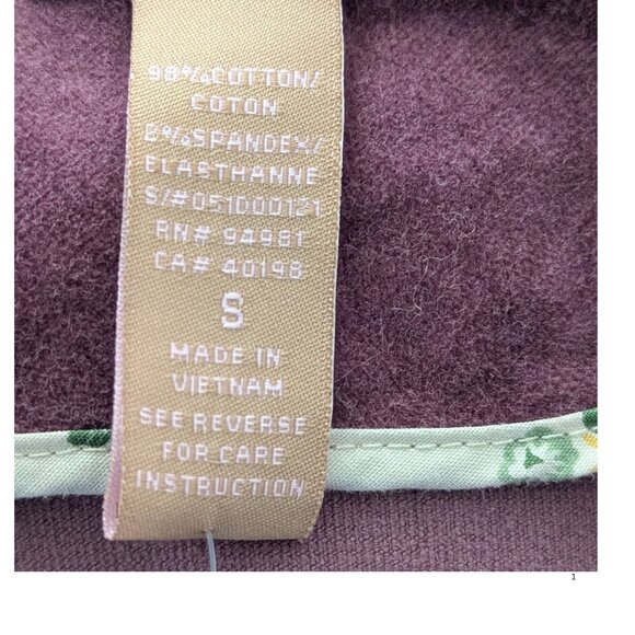 XXI Suede-Like Blazer Jacket – Wine / Plum – Size S – NWT - Picture 4 of 6